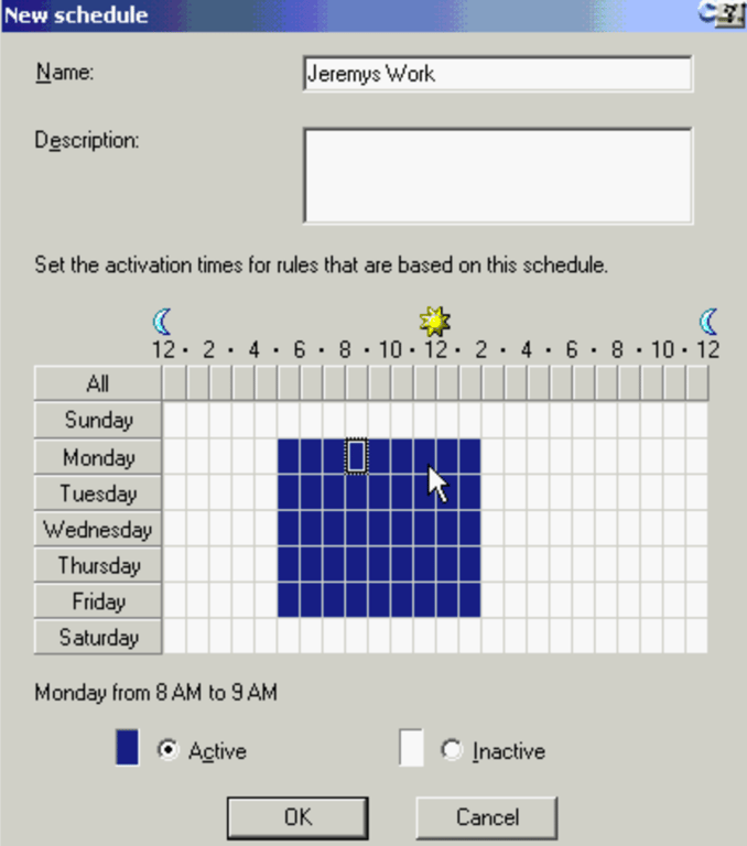 ISA Schedule
