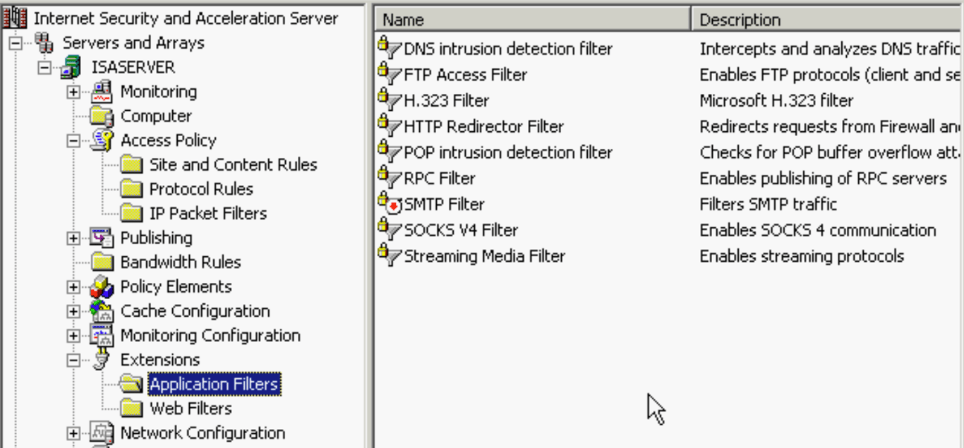 Application Filters