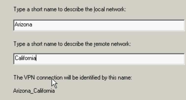 ISA Remote Name