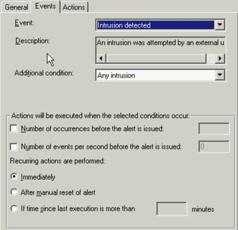 Alert Events