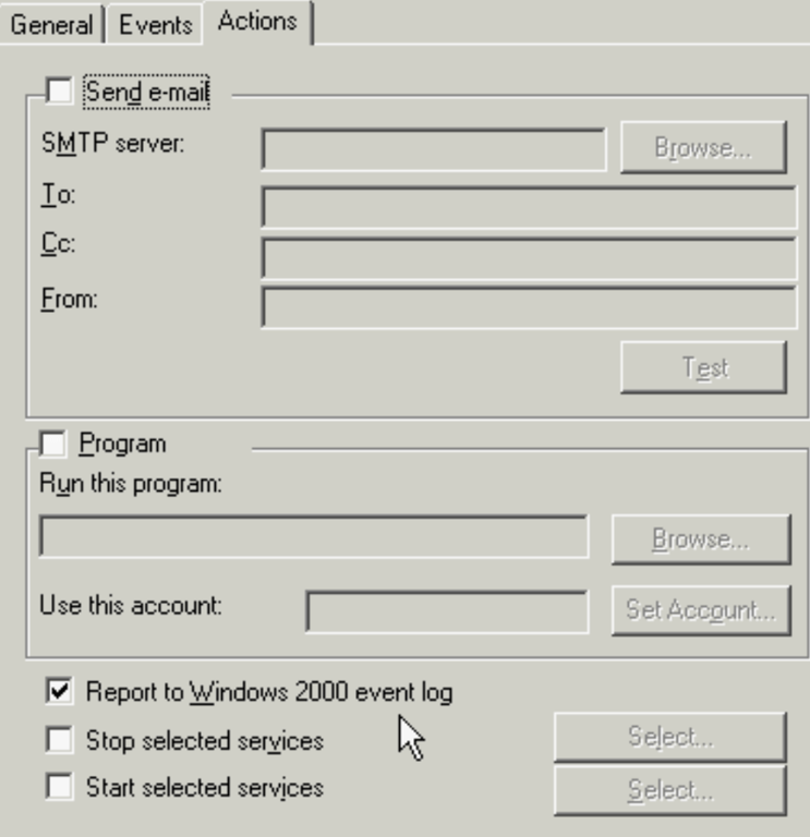 Alert Actions