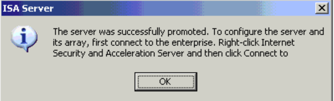 ISA Promoted