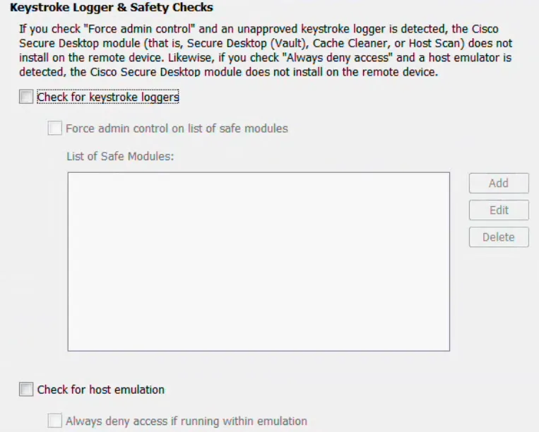 CSD - Cisco Secure Desktop