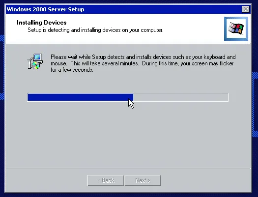 Windows 2000 Server Installation