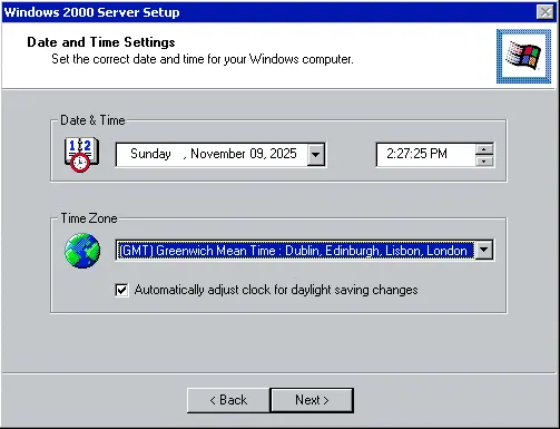 Windows 2000 Server Installation