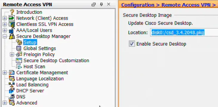CSD - Cisco Secure Desktop