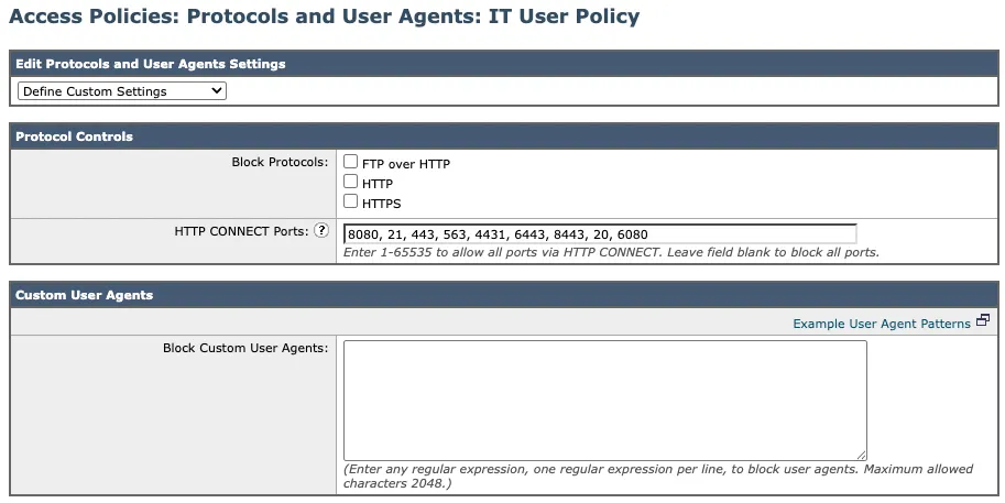 Protocols and User Agents